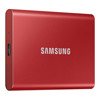 Samsung Portable SSD T7 SSD Drive 500GB-RED-SIDE