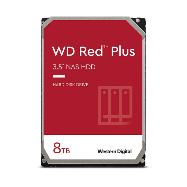 Western Digital Red PLUS NAS Internal Hard Drive 8TB