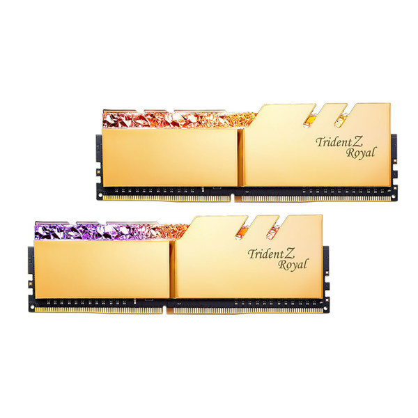 G.SKILL Trident Z Royal Gold DDR4 3600MHz CL18 Dual Channel Desktop RAM - 16GB